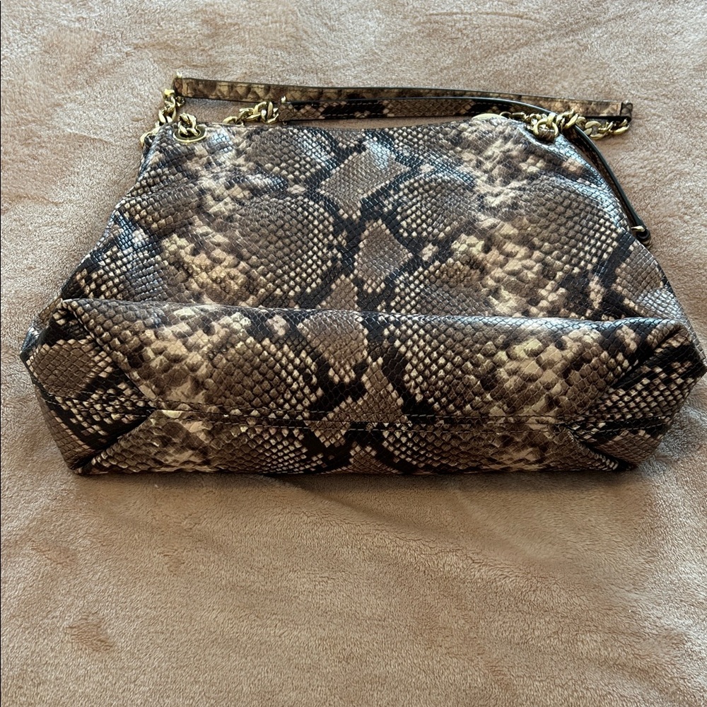 Michael Kors Jet Set Chain Python Embossed Should… - image 4